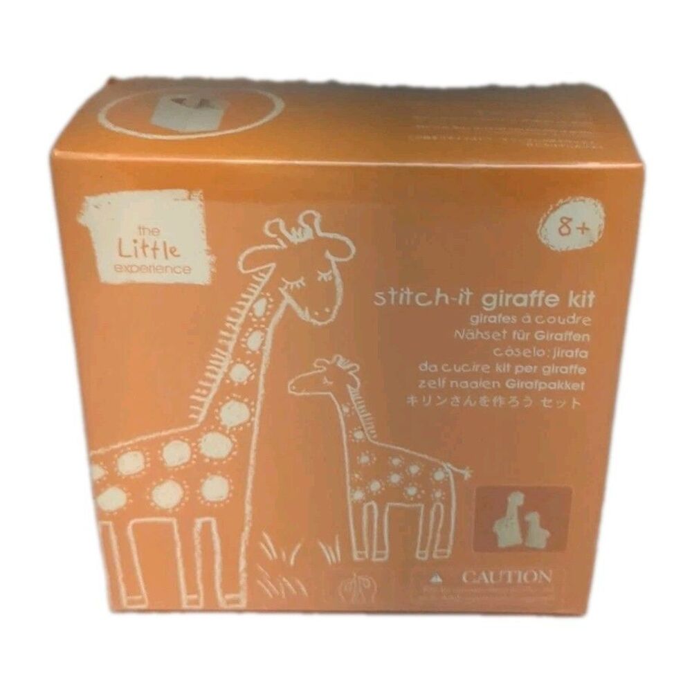 NEW The Little Experience Stitch-It Giraffe Kit New Craft Parent & Child NIB 8+